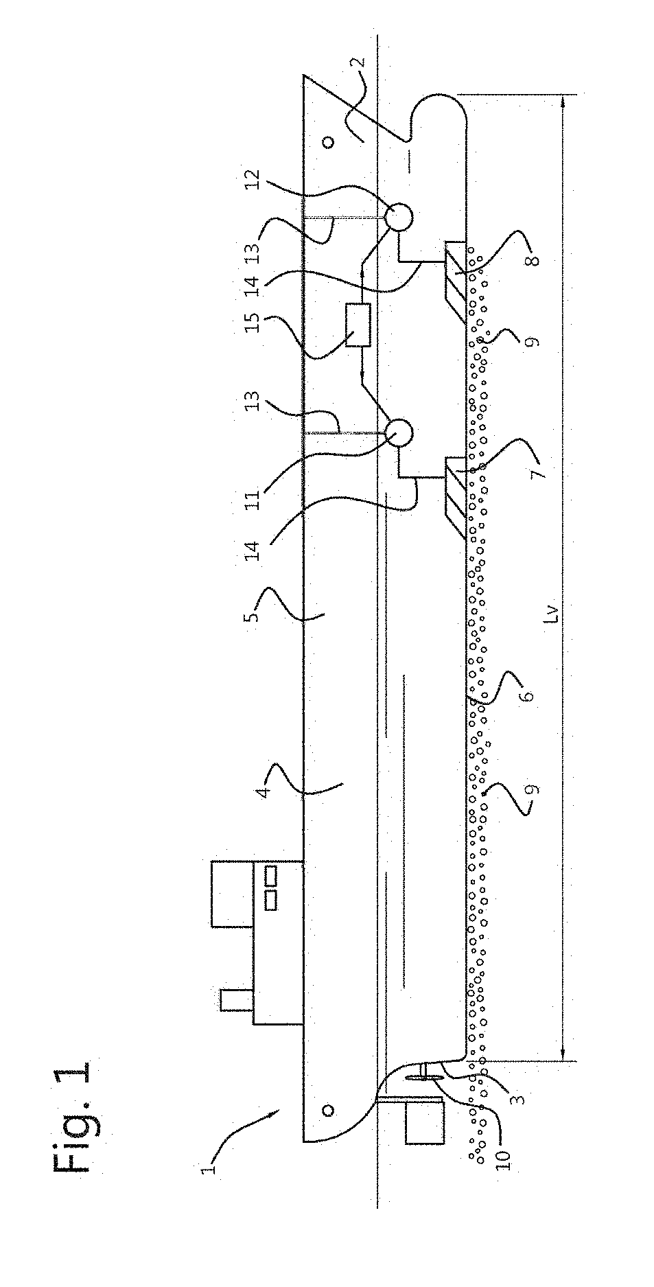 Air lubrication system and vessel comprising such a system