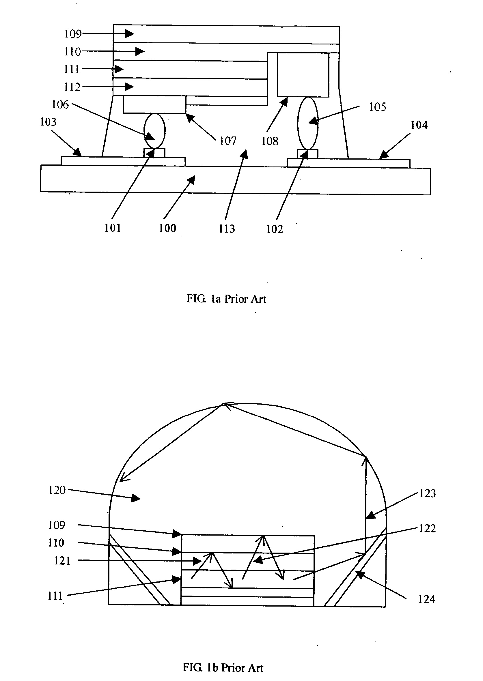 Flip chip assemblies and lamps of high power GaN LEDs, wafer level flip chip package process, and method of fabricating the same