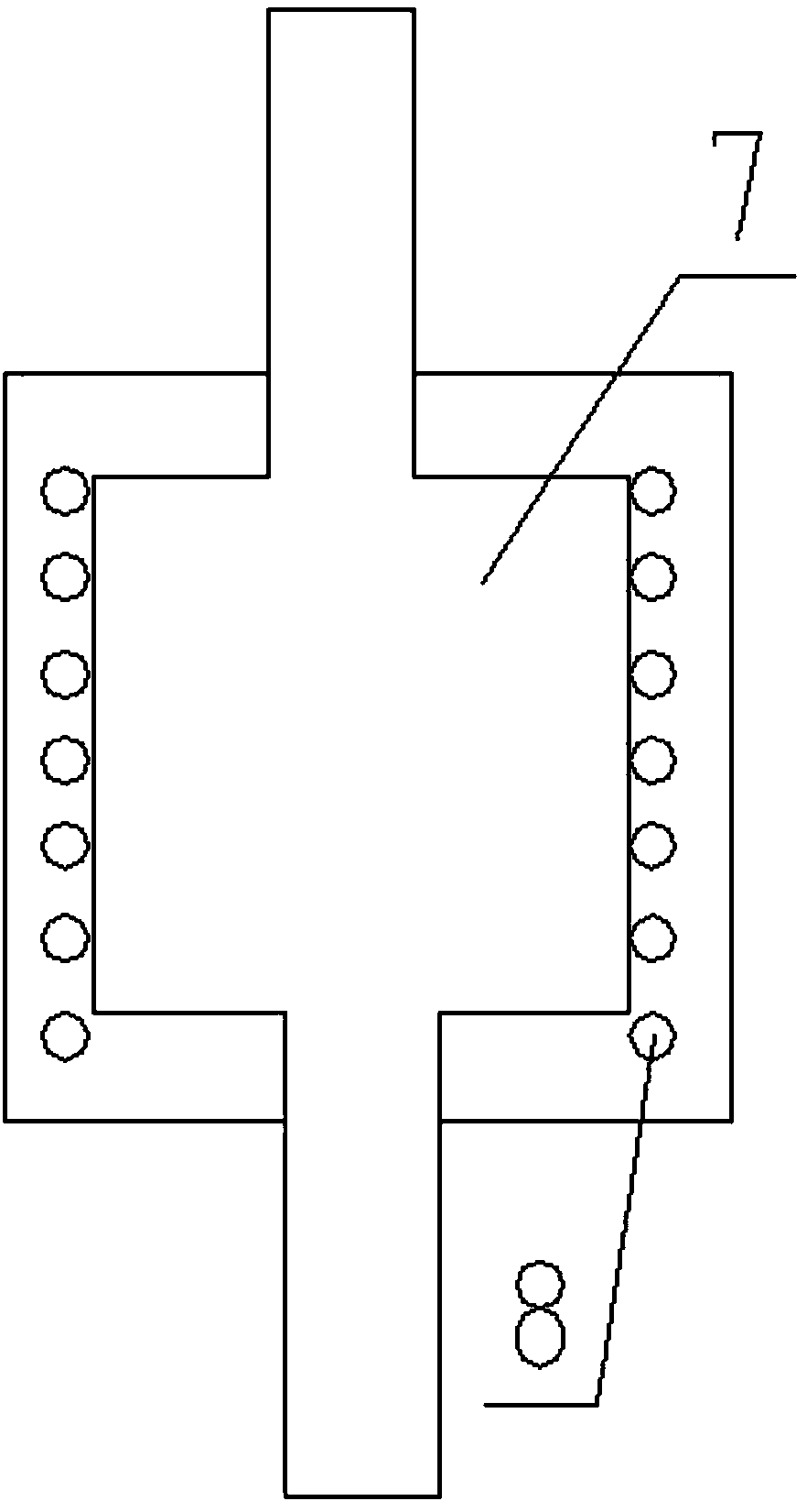 Circulating recycling device for adhesive solvent