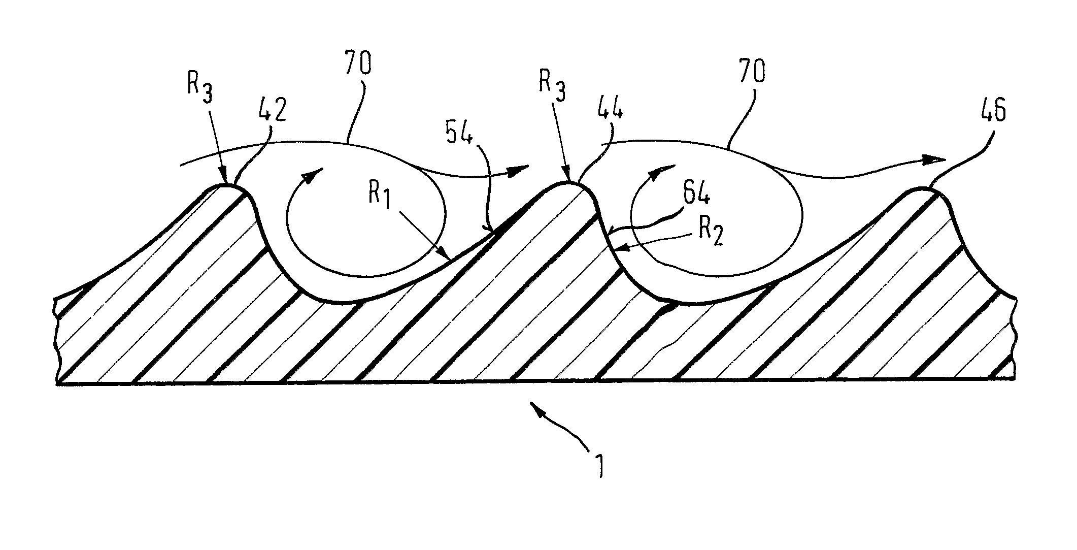 Medical device for fluid flow and method of forming such device