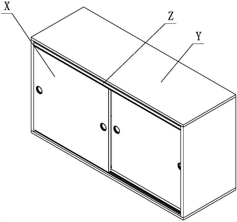 Roller linkage adjustment mechanism for furniture sliding doors