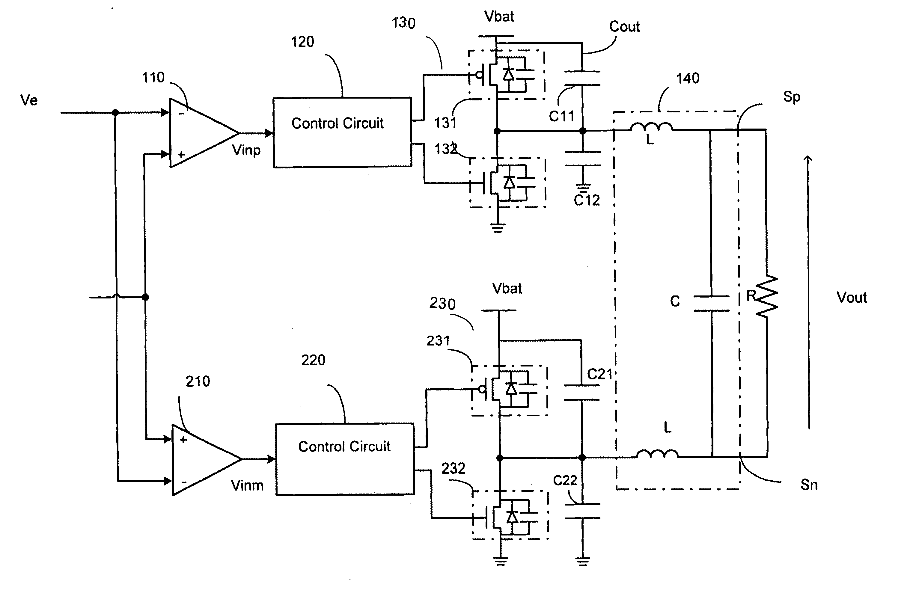 Power amplifier with low power distortion at output