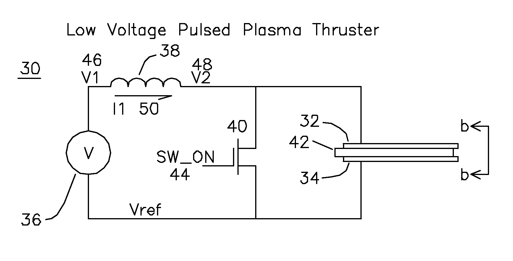 Vacuum arc plasma thrusters with inductive energy storage driver