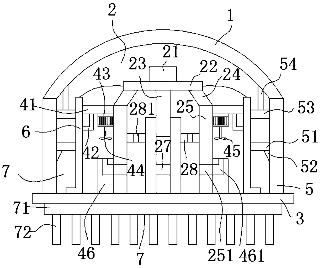 LED lamp with heat dissipation device