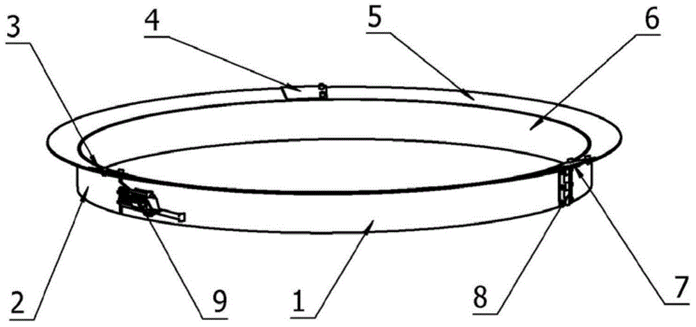 Soldering flux bracket for pile pipe submerged-arc soldering