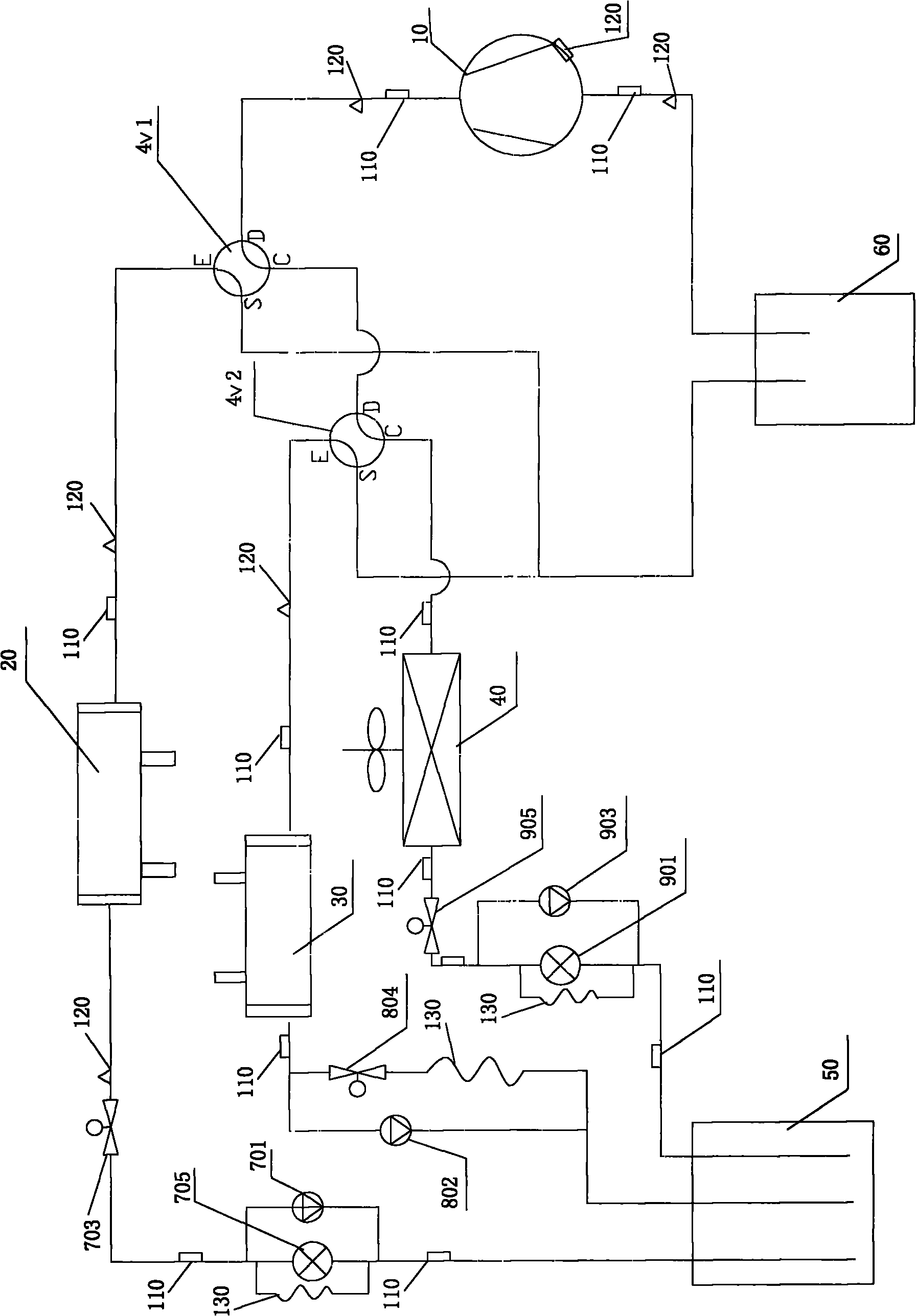 Heat reclamation module unit, air-conditioning unit and control method