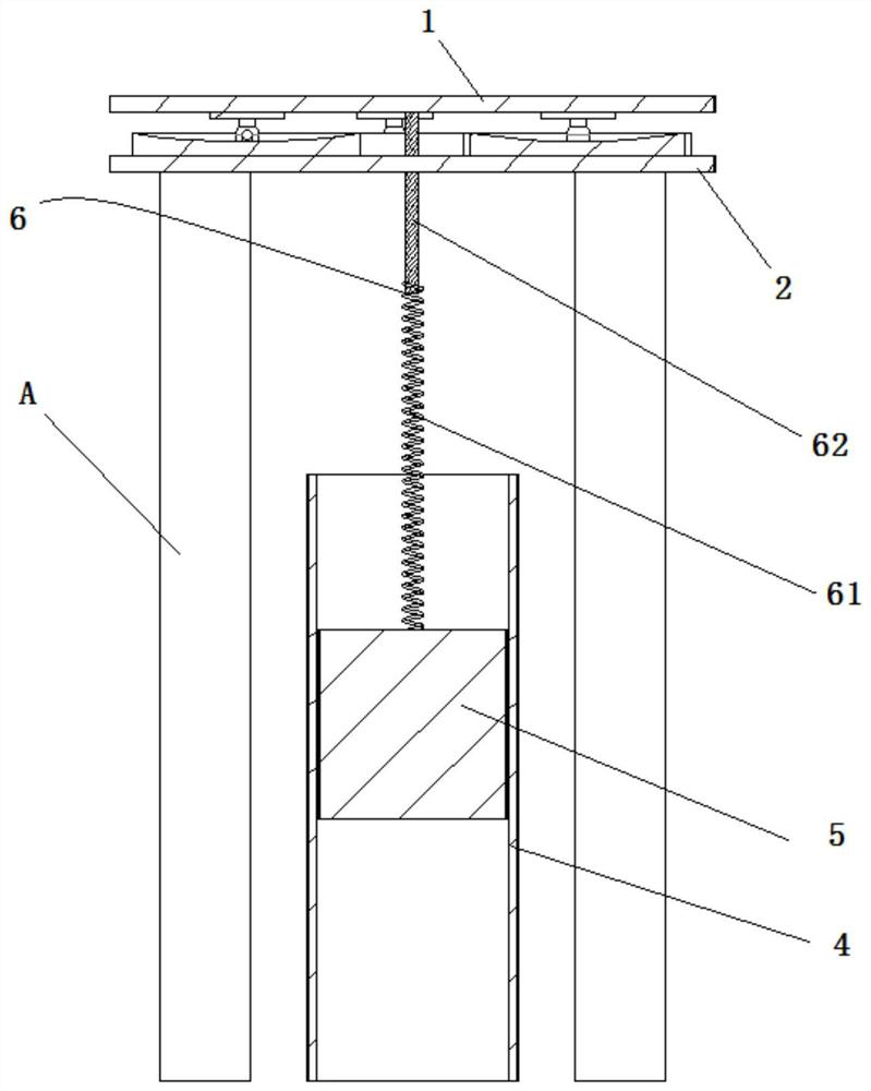 A friction pendulum vibration isolation device with a vertical gravity tuning unit