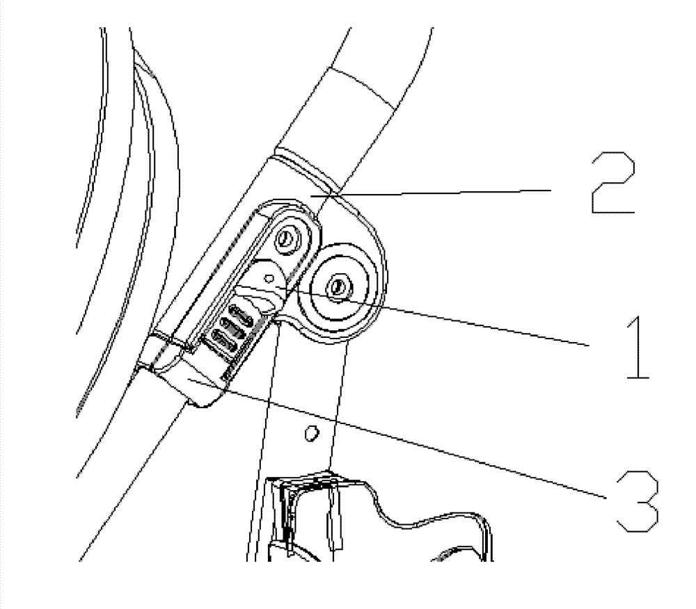 Buggy joint locking structure