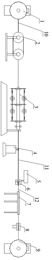 Layer-twisted micro-optical cable series production device and its production process