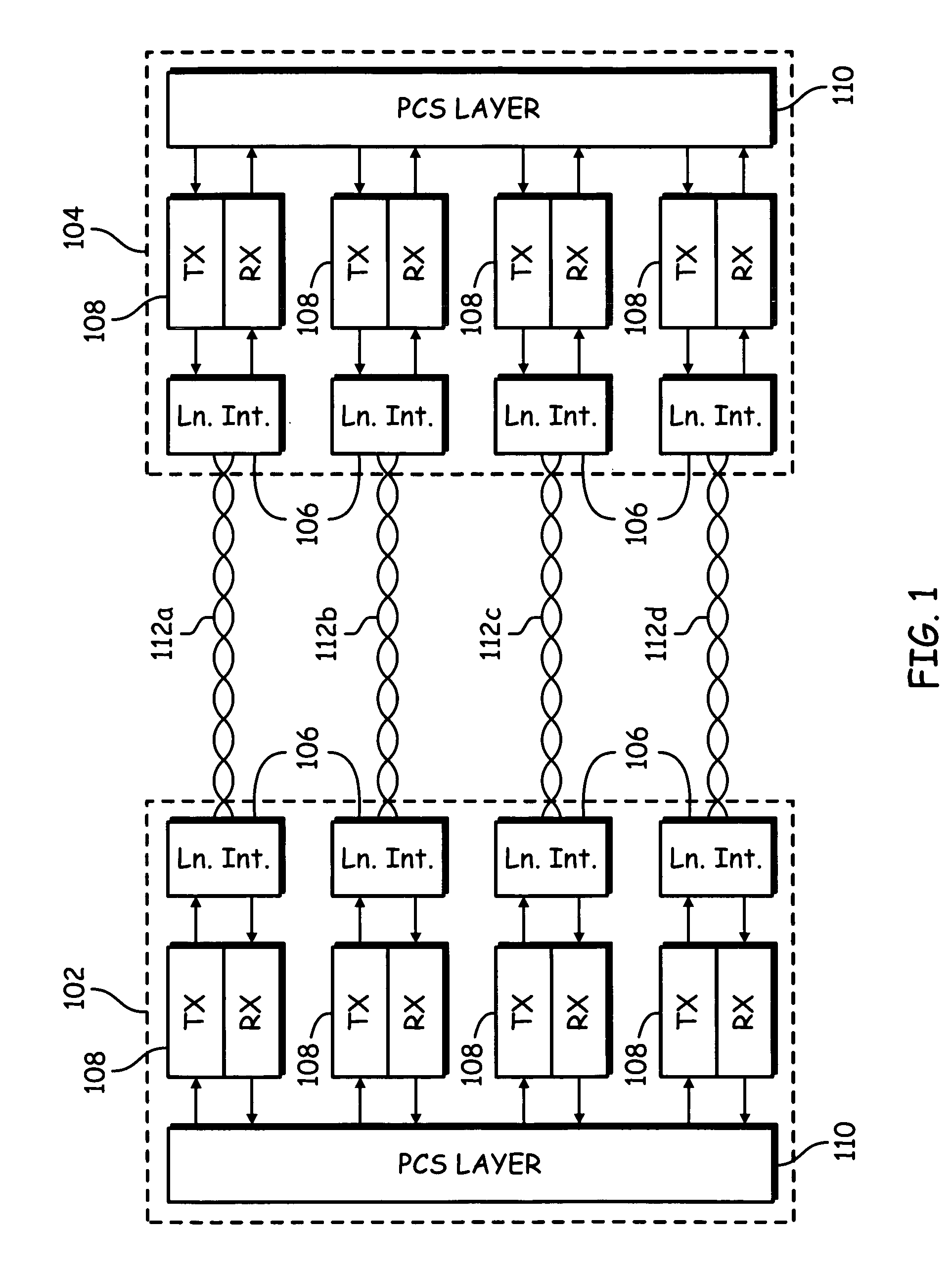 Phy control module for a multi-pair gigabit transceiver
