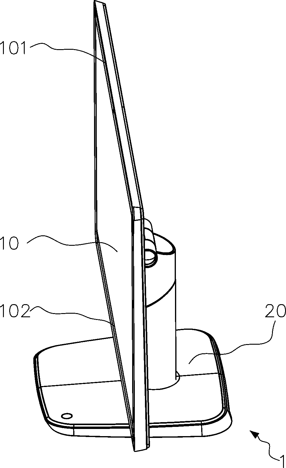 Bracket assembly and display device using same