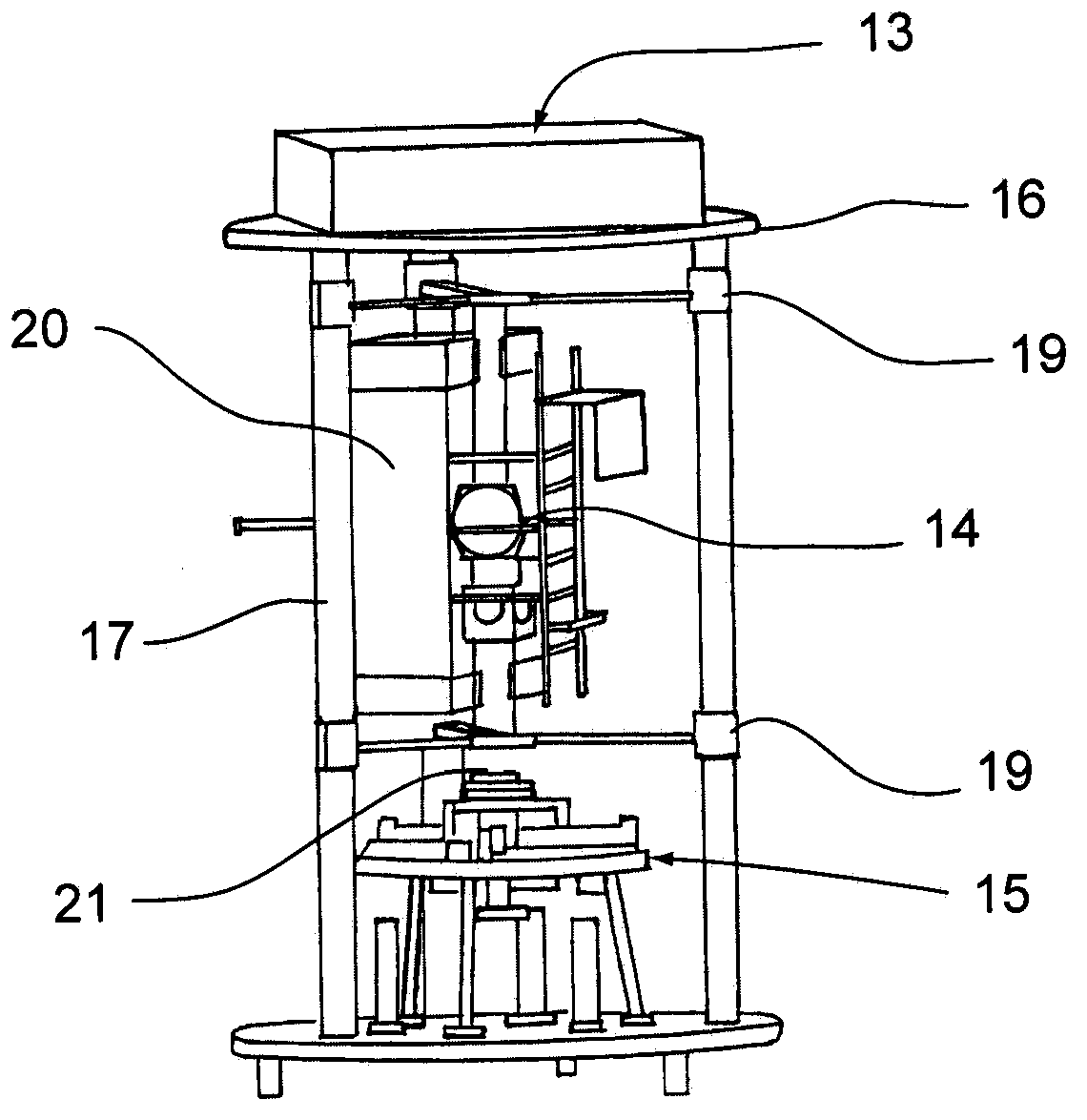 Absolute gravimetric measurement device by atomic interferometry for geophysical applications particularly for monitoring hydrocarbon reservoirs