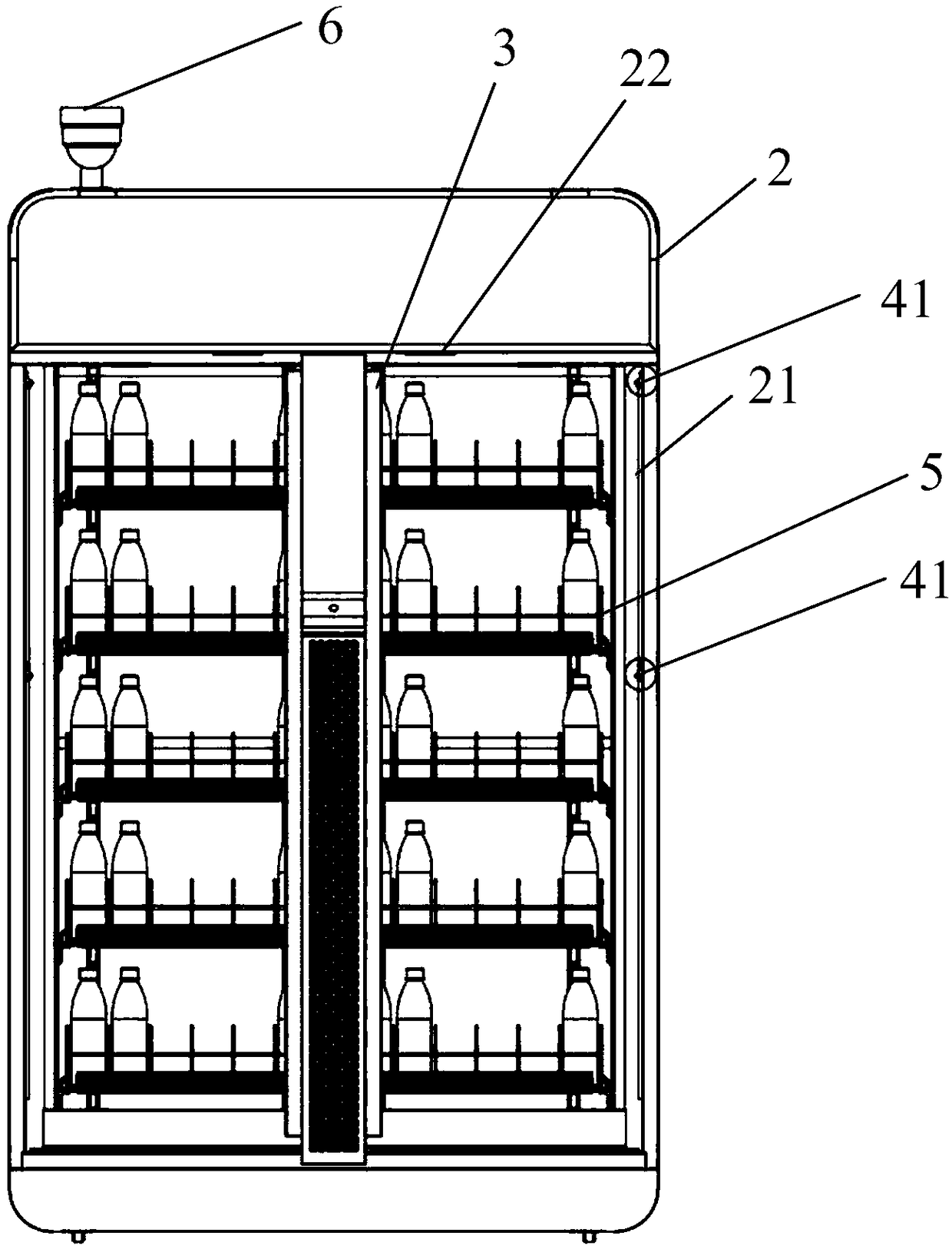 Vending device and method