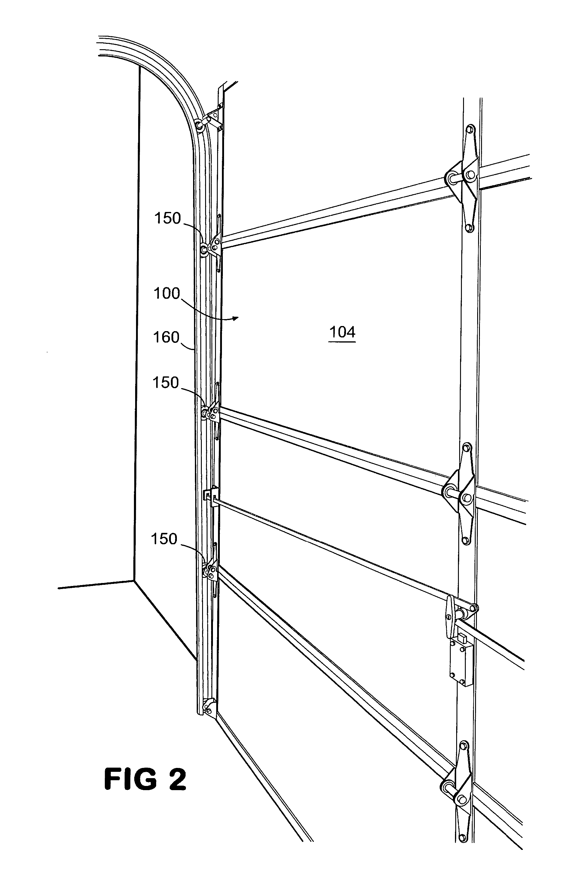 Actuator for improving seal for overhead doors