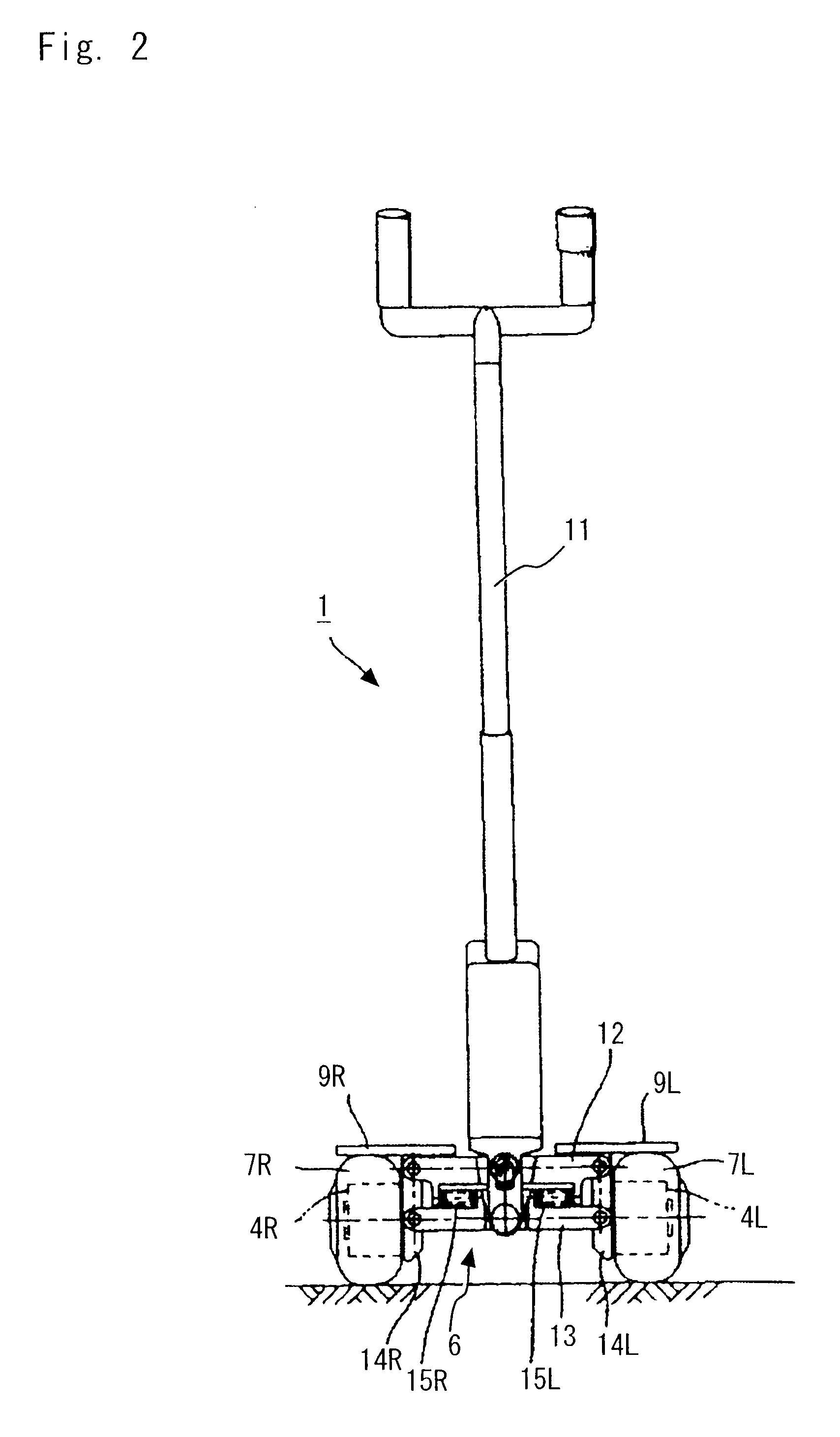 Traveling apparatus and control method therefor