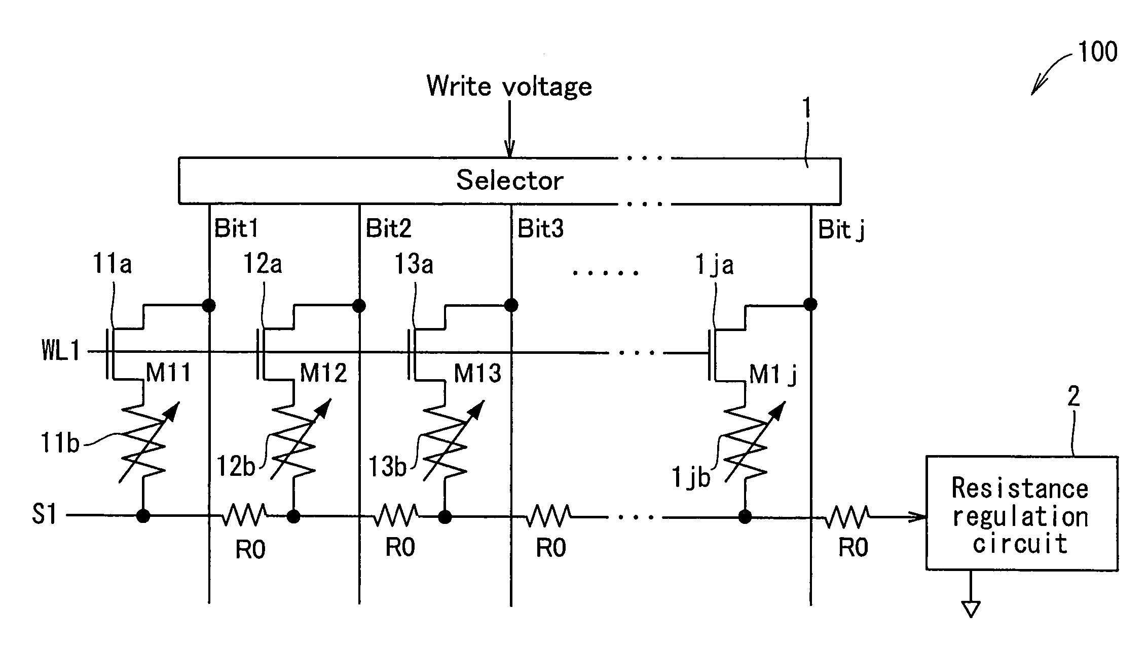 Nonvolatile semiconductor storage apparatus having reduced variance in resistance values of each of the storage states