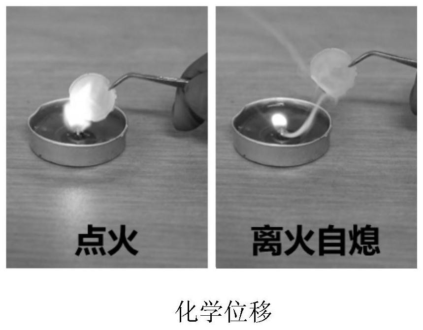 A kind of non-combustible gel polymer electrolyte and its preparation method and application