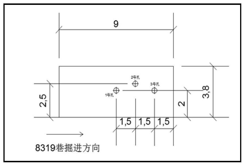 Method for treating gas on coal seam working face through hole-replacing-roadway combined drainage