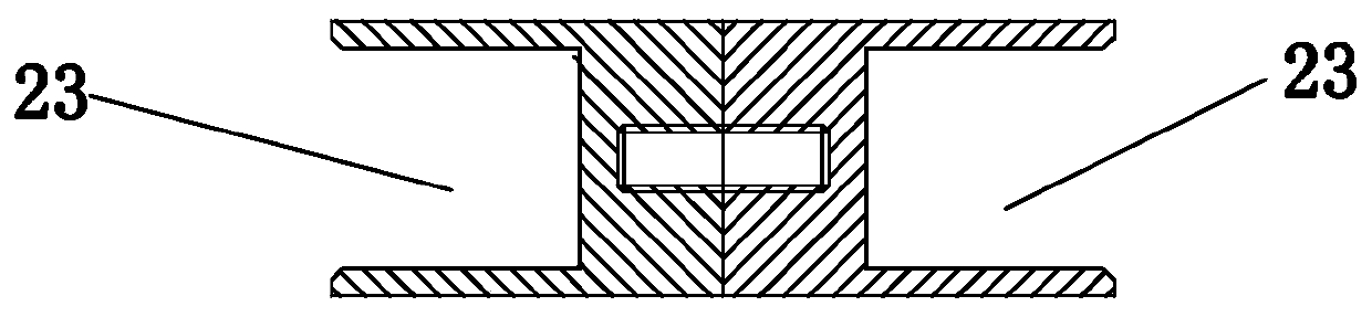 Plug-in three-core cable intermediate joint