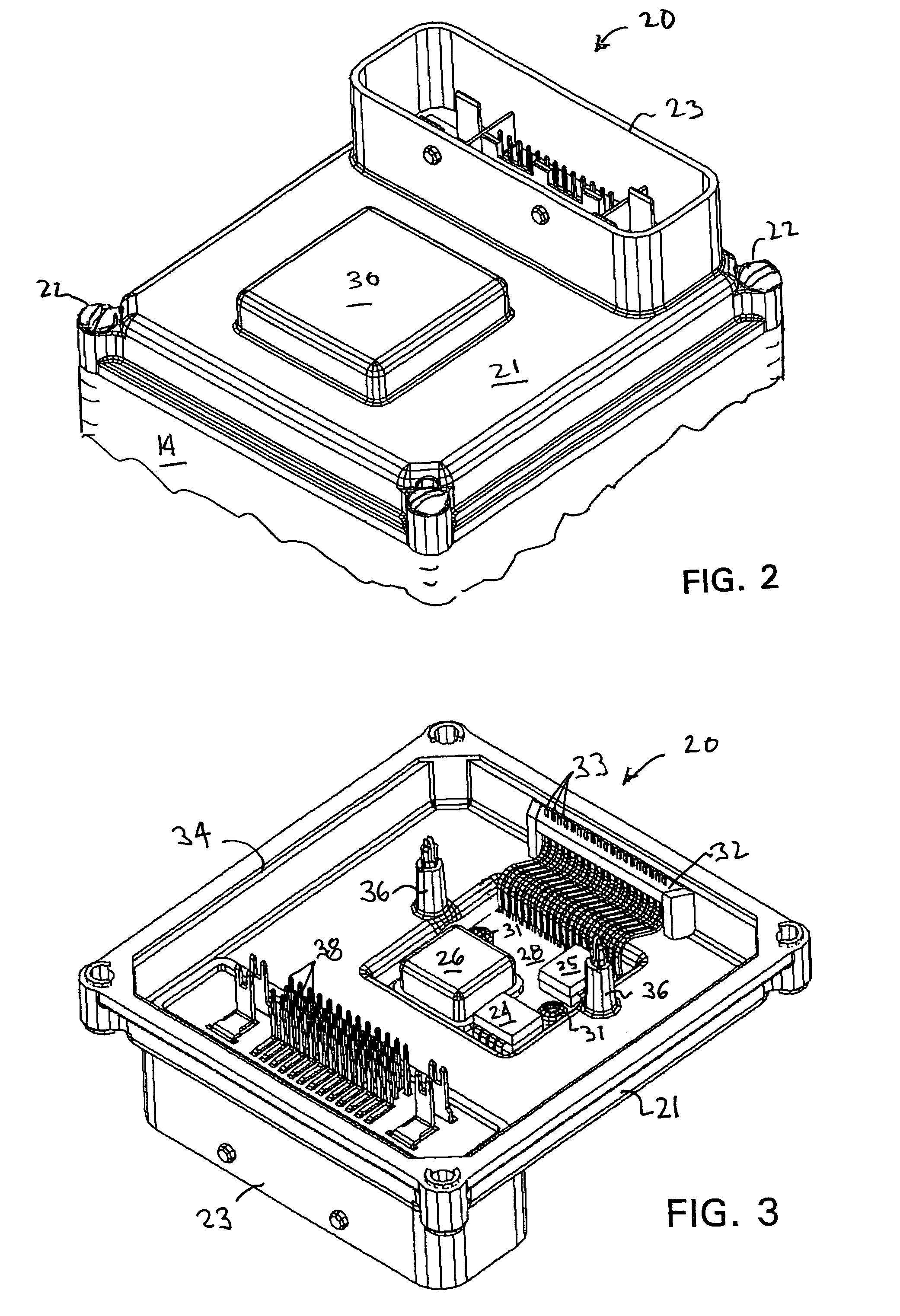 Motion sensors integrated within an electro-hydraulic control unit