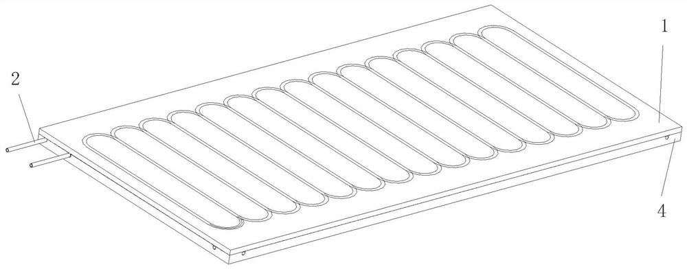 Integrated suspended ceiling radiant panel