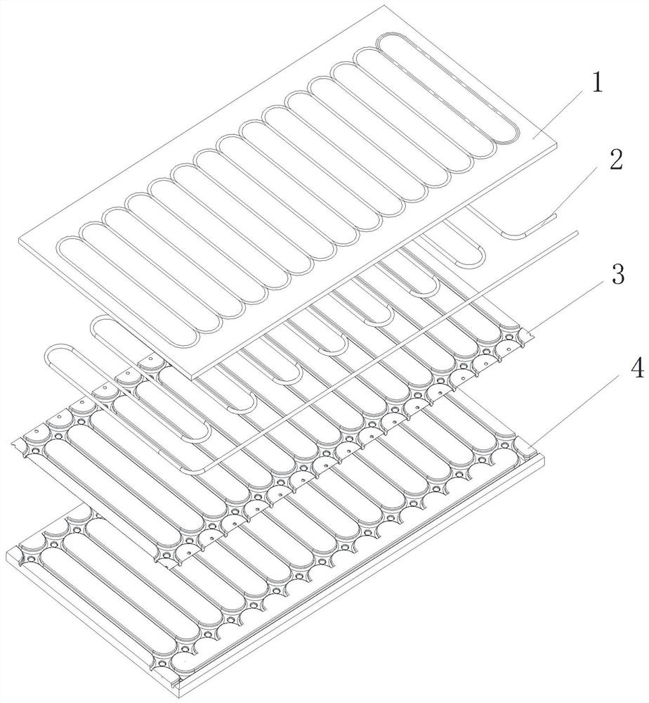 Integrated suspended ceiling radiant panel