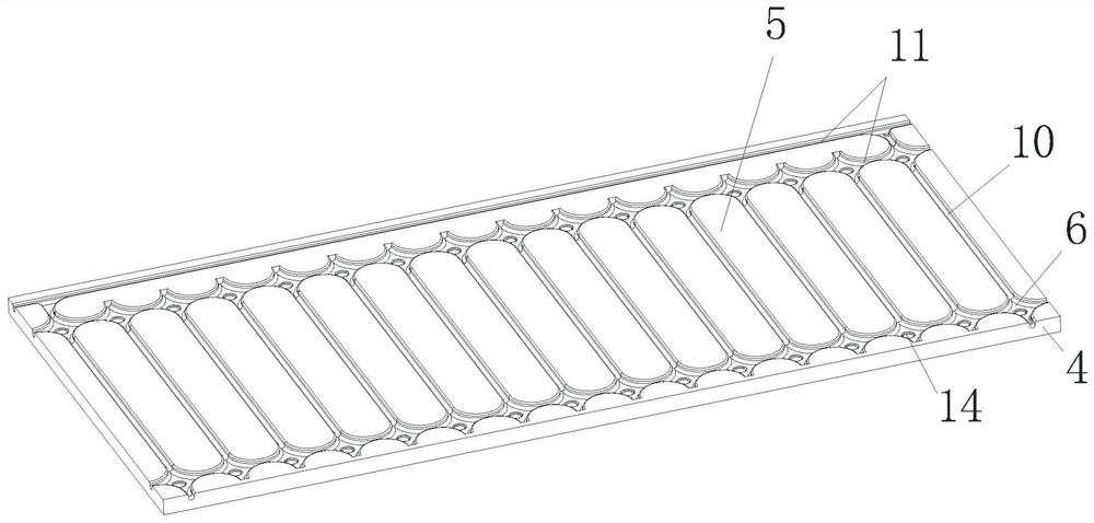 Integrated suspended ceiling radiant panel