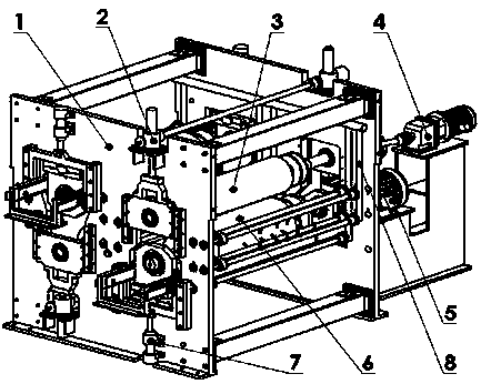 Copper strip grinding and brushing process and brushing device