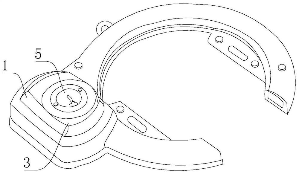 Light-emitting mechanism for illuminating bicycle lock