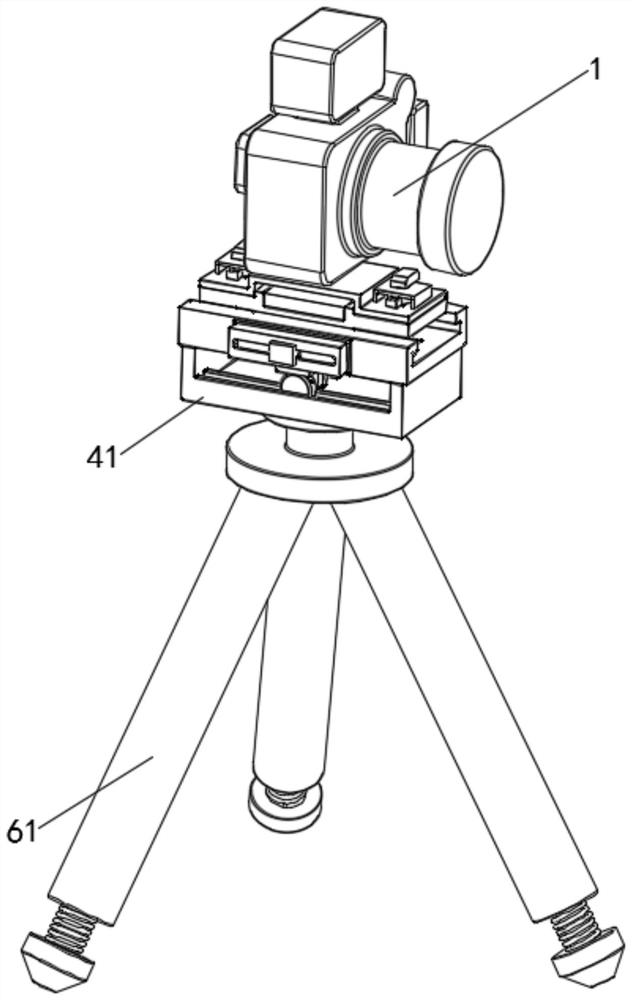 Motion camera fixing device and method