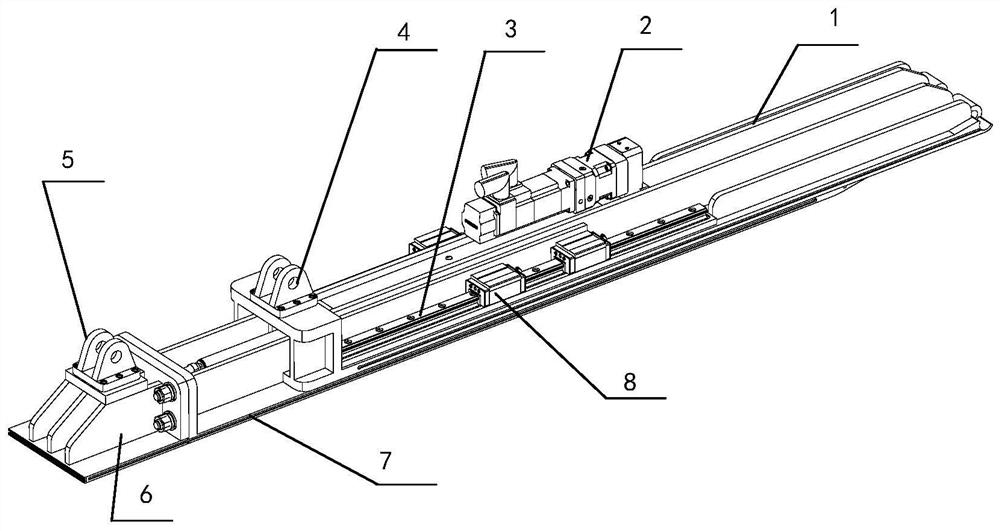 A length-adjustable planar cascade test section wall plate