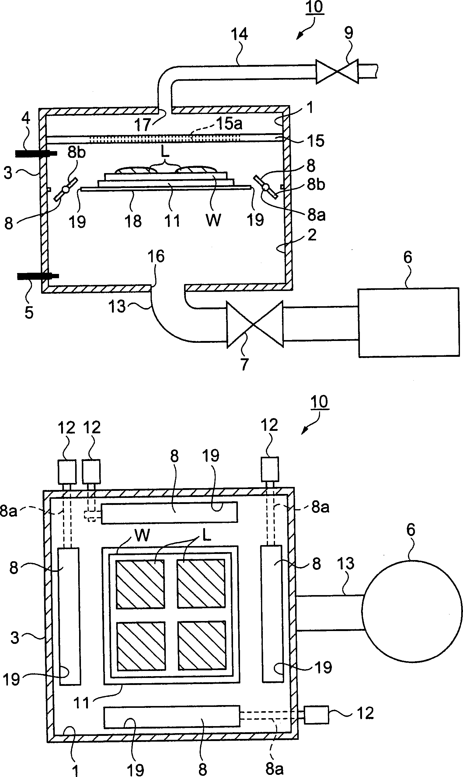 Reduced-pressure drying apparatus