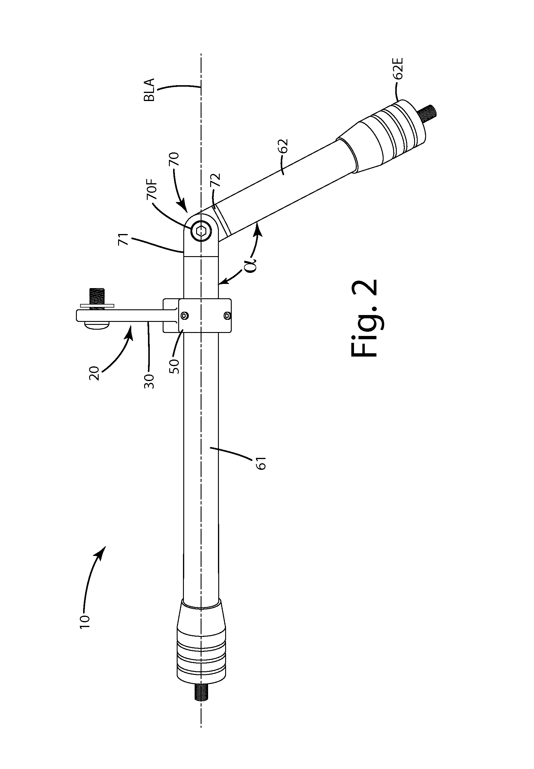 Continuous articulating archery stabilizer