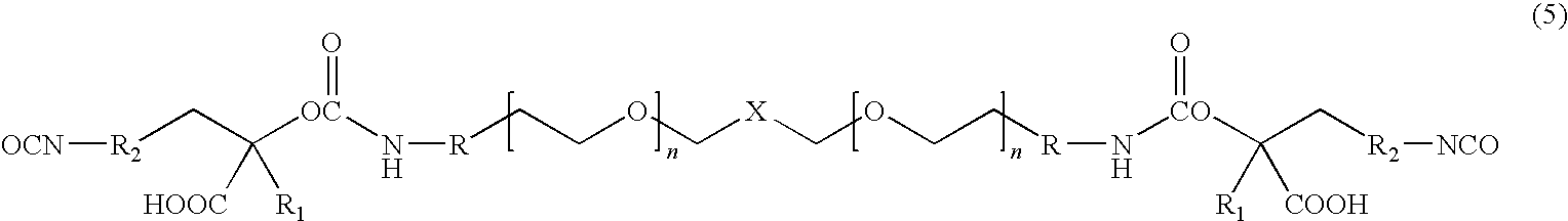 Water dispersible, hydroxyl-terminated, fluorinated polyurethanes and method of preparing the same