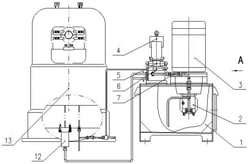 An ultra-high pressure small hydraulic press system