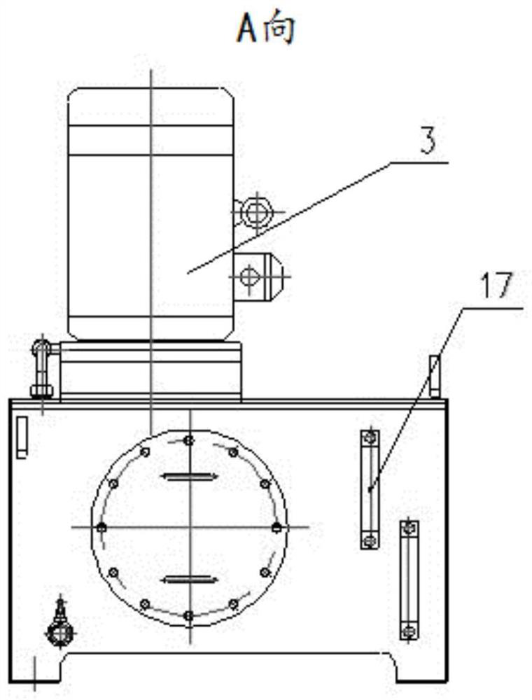 An ultra-high pressure small hydraulic press system