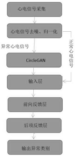 Cardiac anomaly detection method based on CycleGAN and BiLSTM neural network method