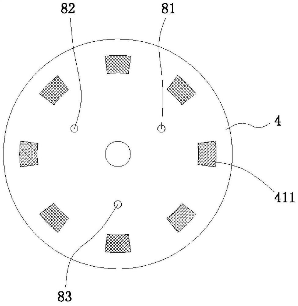 Spinning magnetic control resistance adjusting device