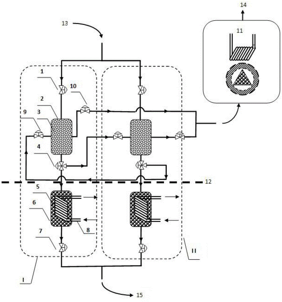 Absorption frost prevention system for refrigeration house and absorption frost prevention method