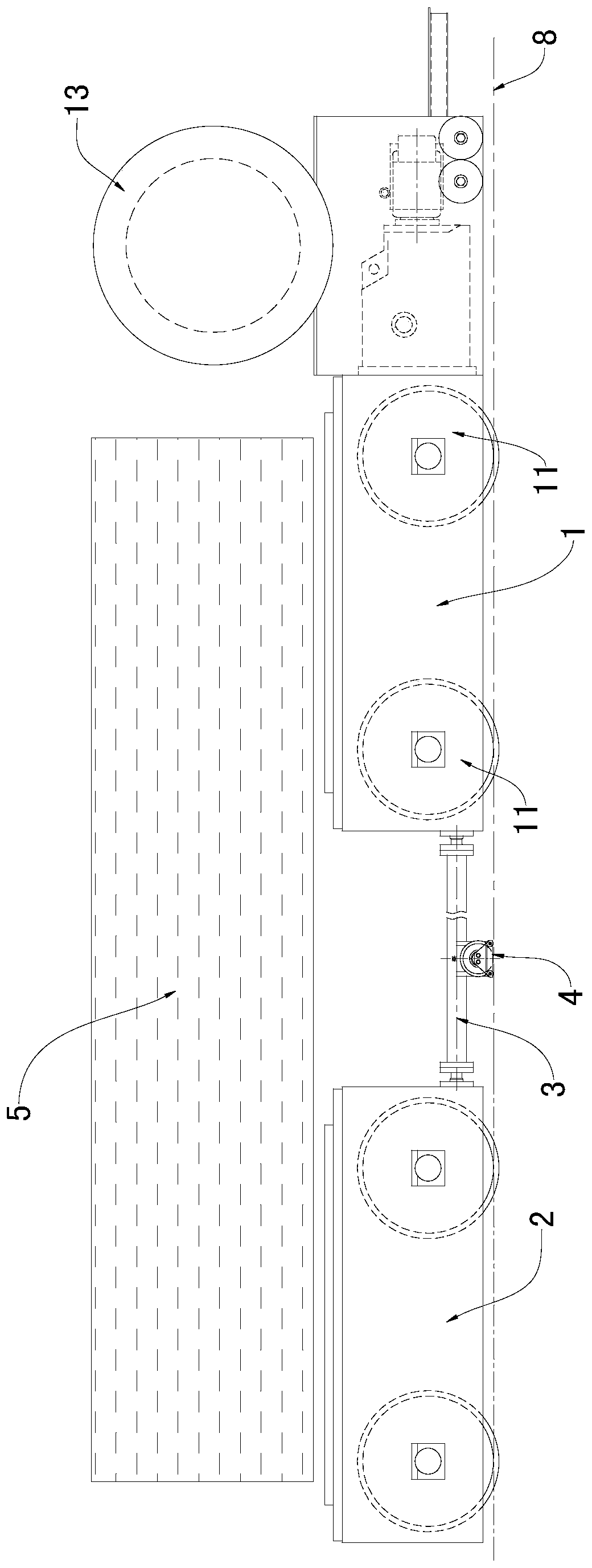 Transportation system with jacking structure