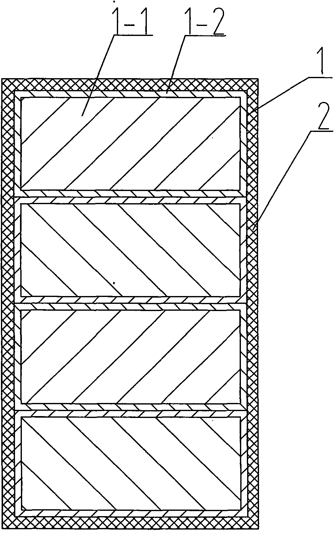 TUFR composite winding wire for track traction transformer