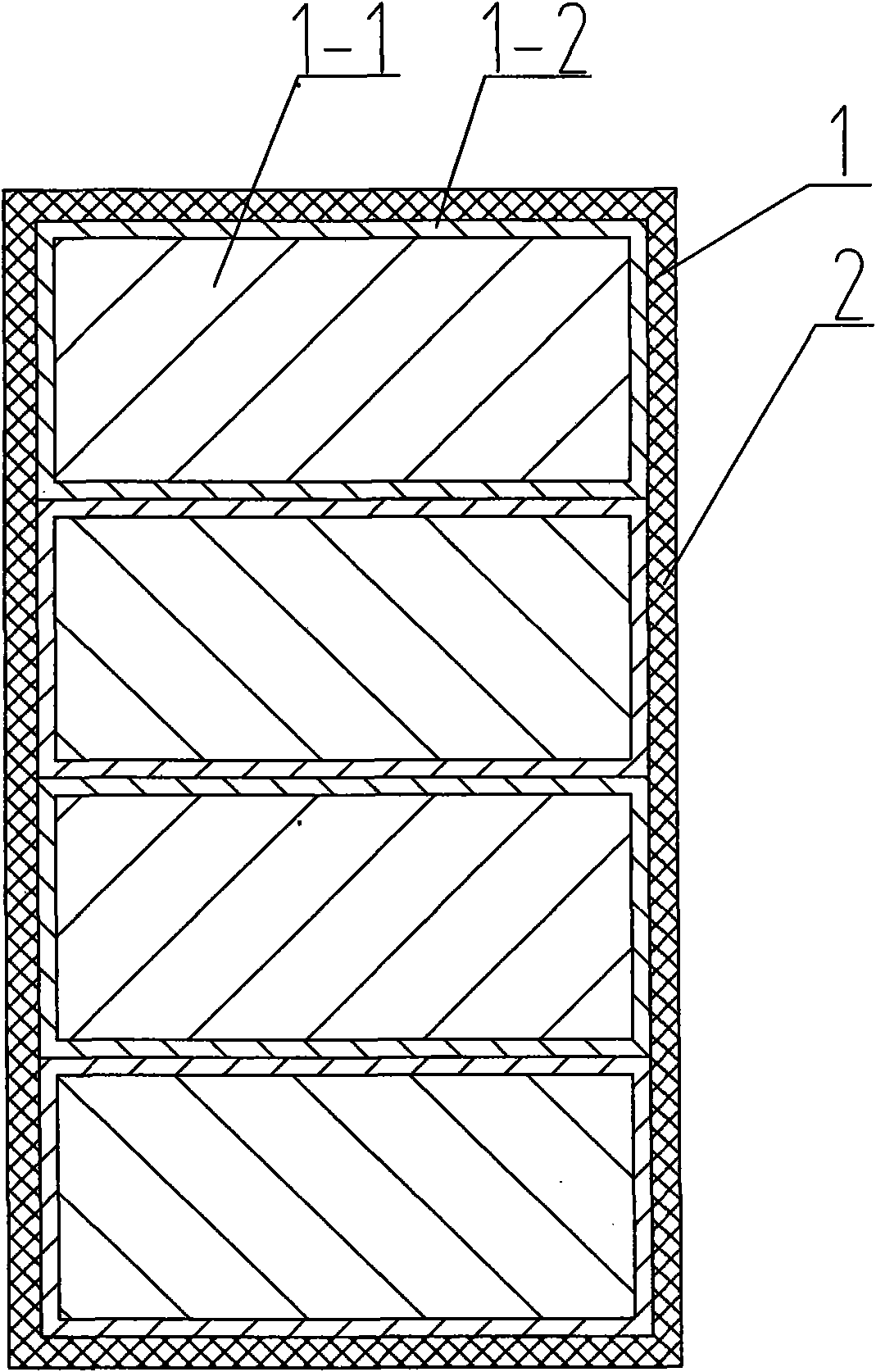 TUFR composite winding wire for track traction transformer