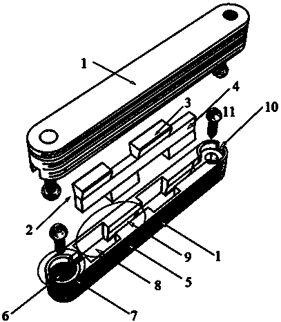 Quick self-disassembled and assembled snap joint type furniture connector and assembling method