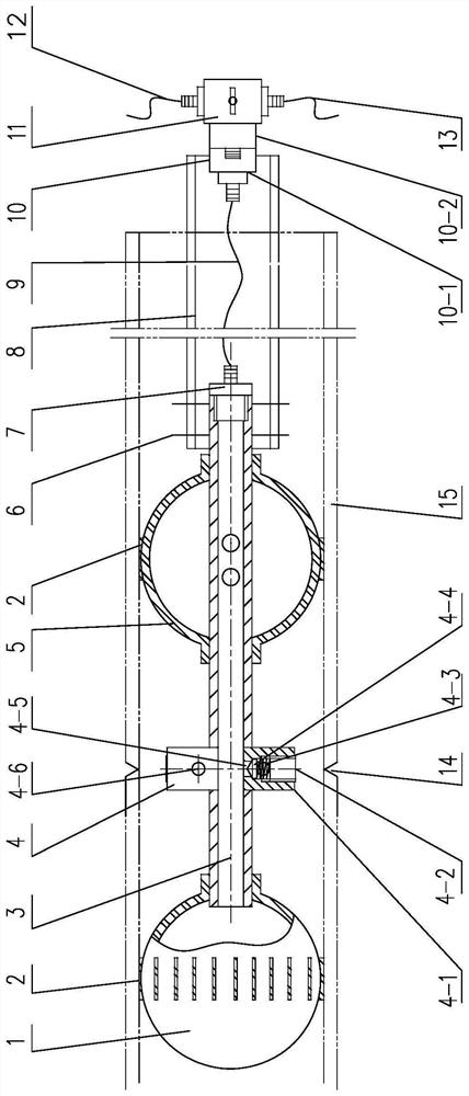 Device for filling pipe splicing pipe with shielding gas