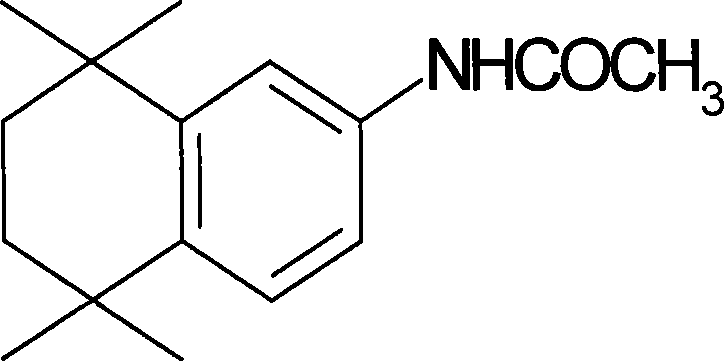 Method for synthesizing 5,6,7,8-tetrahydro-5,5,8,8-tetramethyl-2-naphthylamine
