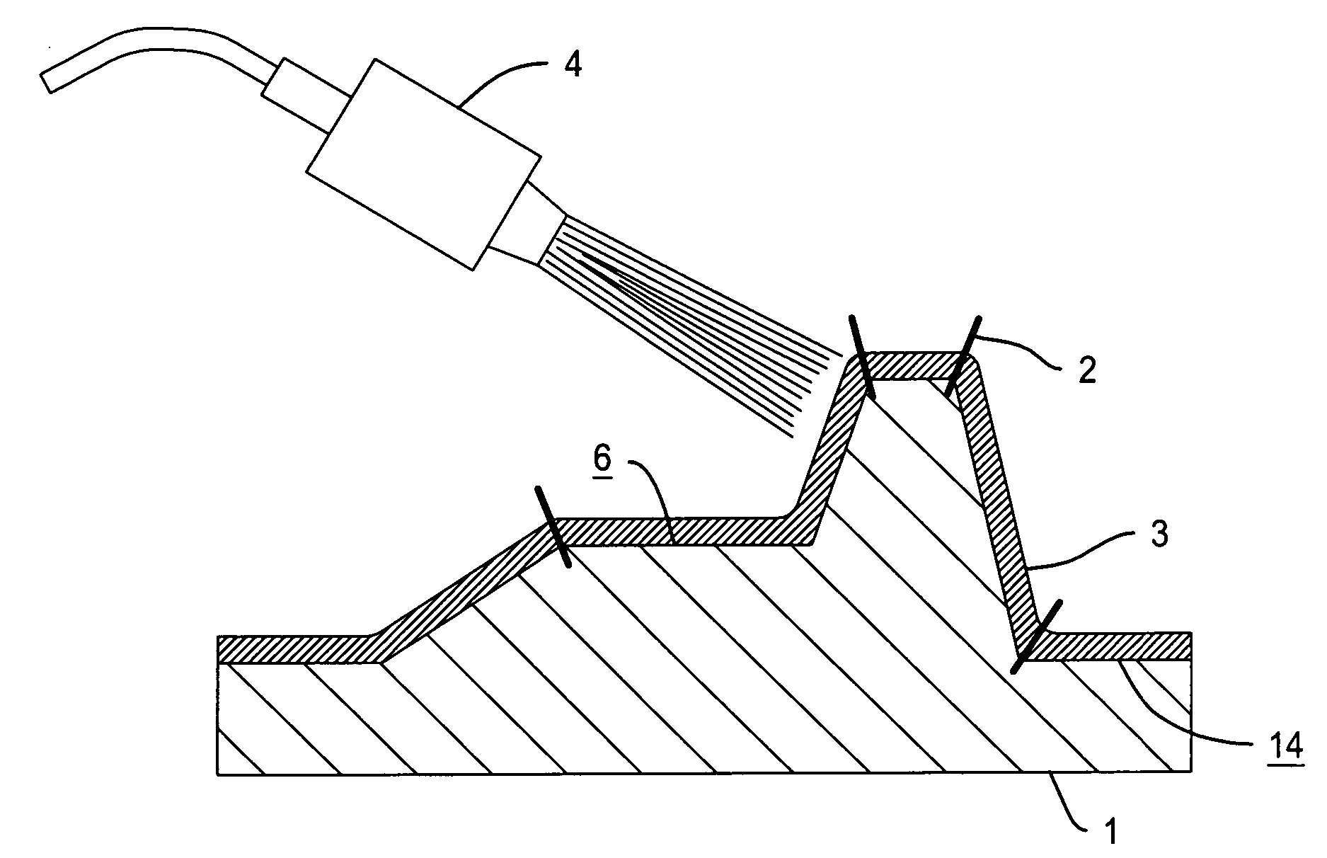 Method of venting a spray metal mold