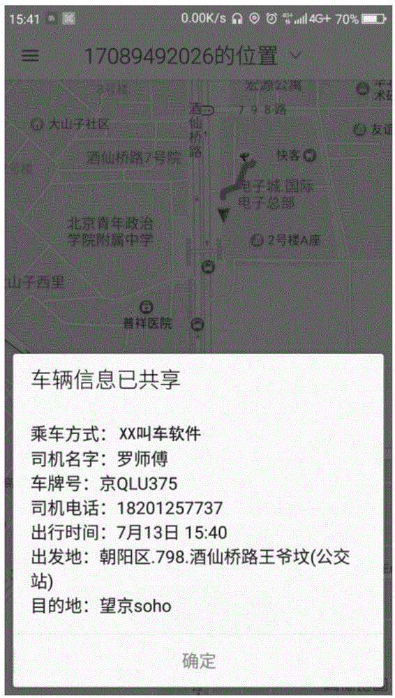 Travel monitoring method and device