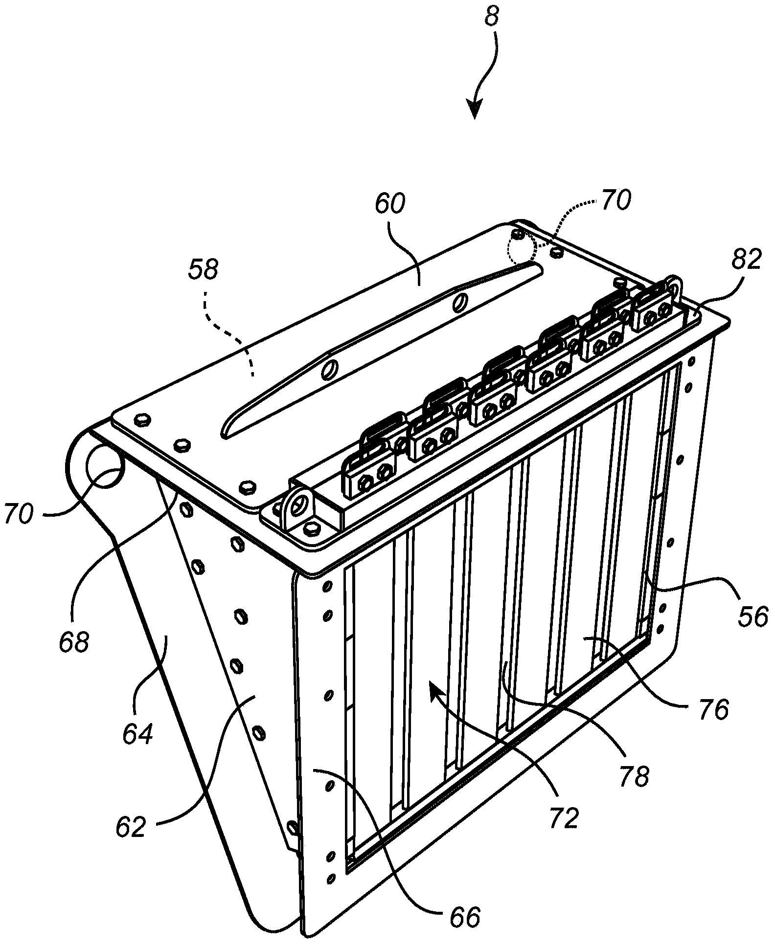 Method of feeding material to a horizontal shaft impact crusher, and a crushing device