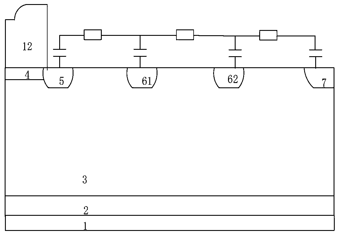 Manufacturing process of low electromagnetic interference power device terminal structure