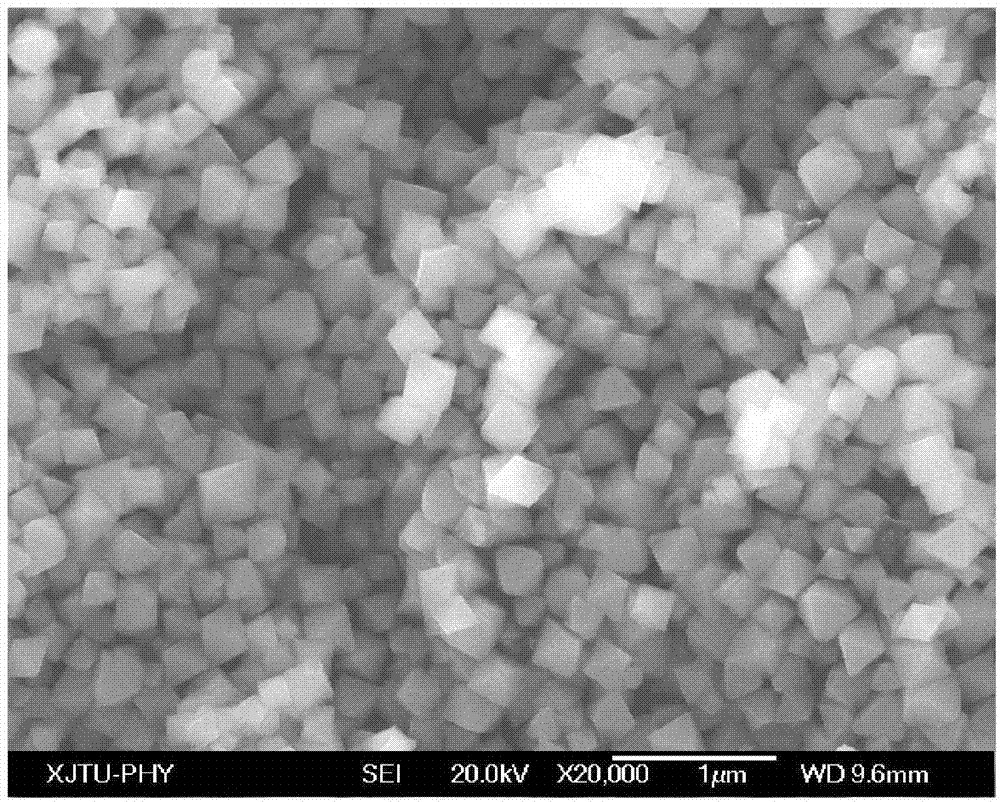 Preparation method of nano Co3O4 octahedron powder